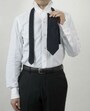 ネクタイ,結び方,プレーンノット