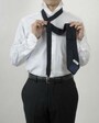 ネクタイ,結び方,プレーンノット