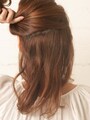 高い位置ならキュートに低めなら大人っぽく
