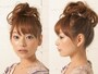 ミディアムパーティヘアアレンジ