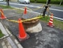 水道管は中が空洞で軽いので、液状化すると浮き上がってマンホールから飛び出してくる