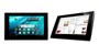 液晶ディスプレイを採用するシャープ製のAndroidタブレット「GALAPAGOS」（写真はUQ WiMAXが販売する通信機能内蔵モデルの「EB-A71GJ-B」）