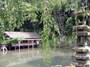 三芳庵の水亭と瓢池