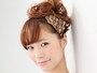 ミディアムパーティヘアアレンジ