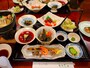 夏油温泉夕食「牛形膳」