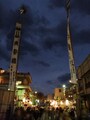 秩父夜祭（15）／笠鉾・屋台を待ち受ける秩父鉄道の踏切と団子坂