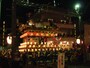 秩父夜祭（17）／秩父鉄道の踏切を渡る中町屋台