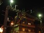 秩父夜祭（21）／取り外した秩父鉄道の架線復旧作業