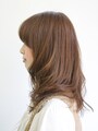 ミディアム　パーマ　女性