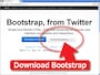 Bootstrapをダウンロード