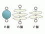 シェルパーツのフレーミングペンダント