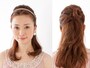 ロングヘアパーティアレンジ
