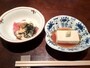 「そば御膳」のそば豆腐と鮪の山かけ
