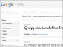 膨大な欧文フォントを提供しているサービス「Google Fonts」サイト