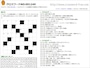 無料で遊べて作れるクロスワードパズル