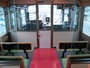 運転台後ろの展望席