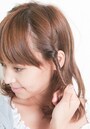 上の方から少しずつ外側にねじる