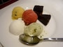フランスデセールのソルベとケーキ