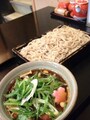 ねぎの色が鮮やかな「九条葱のせいろ」