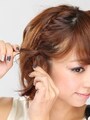 しっかりツイストして後から崩す