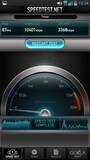現状10Mbpsも楽にでた　au 4G LTE