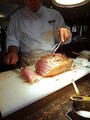 実演 塩漬けポークのロースト