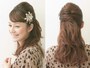 ロングヘアパーティアレンジ