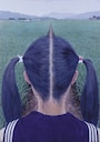 会田誠『あぜ道』 1991年　岩顔料、アクリル絵具、和紙、パネル　73×52cm　豊田市美術館蔵、愛知　Courtesy: Mizuma Art Gallery