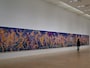 『ジャンブル・オブ・100 フラワーズ』2012年- アクリル絵画、キャンパス 200x1750cm  「会田誠展 天才でごめんなさい」展示風景 森美術館 2012/11/17-2013/02/31 Courtesy:Mizuma Art Gallery
