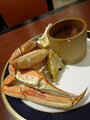 ズワイ蟹の釜揚げ