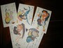 大津絵はがき　5枚組