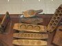 土産博物館で展示されるアーモンドクッキーの木型