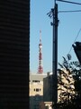 コタツ席から見える東京タワー
