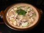 生姜スープの鶏つくねと豚鍋