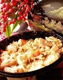 筑前煮の残りで炊き込みご飯
