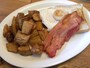 「スラッピーケークス」の「TOAD ON A HOLE」（トード・イン・ホール）（950円）