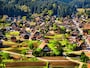 白川郷を一望できる展望台