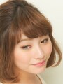 束感、エアリー感のある前髪