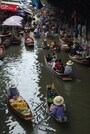 タイの水上マーケット