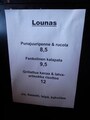 lunch menu