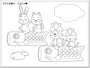 鯉のぼりぬりえ こいのぼりぬりえ こどもの日塗り絵　ニコニコ村