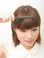 前髪にツヤが出ると上品になる