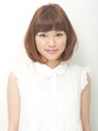 ラウンドミディアムボブ