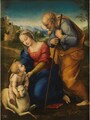 ラファエロ・サンツィオ 《聖家族と仔羊》 1507 年 油彩/板 28x21.5cm マドリード、プラド美術館 ? Museo Nacional del Prado. Madrid.