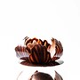 透けるくらい薄いチョコレートのお花