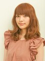 セミロングパーマスタイル