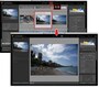 Lightroomの「ライブラリ」モジュールで現像するRaw画像を選択して「現像」モジュールに切り替える。