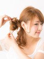 つまんで崩す