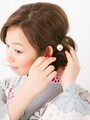 かんざしを挿したら完成