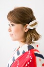 ボブ浴衣・5分でできる簡単ねじりヘアアレンジ